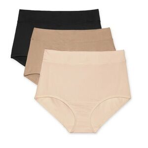 Warners Blissful Benefits Breathable Moisture-Wicking Microfiber Brief RS4963W M